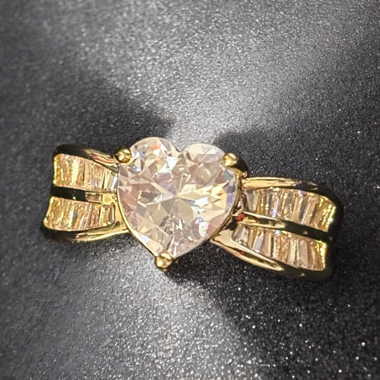 Anillo solitario Corazón