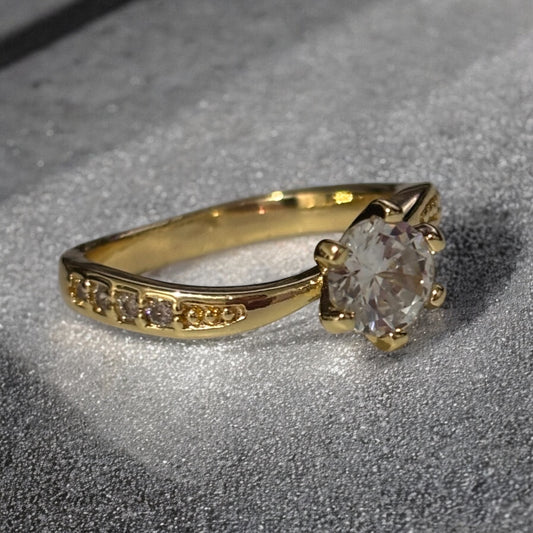 Anillo solitario Eternity