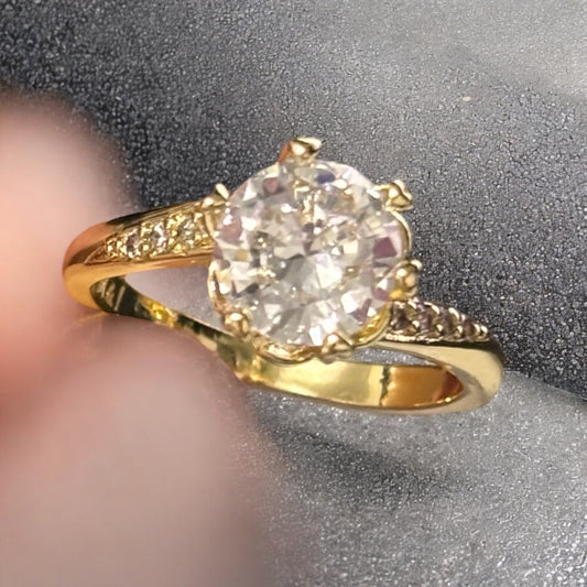 Anillo solitario Vanity