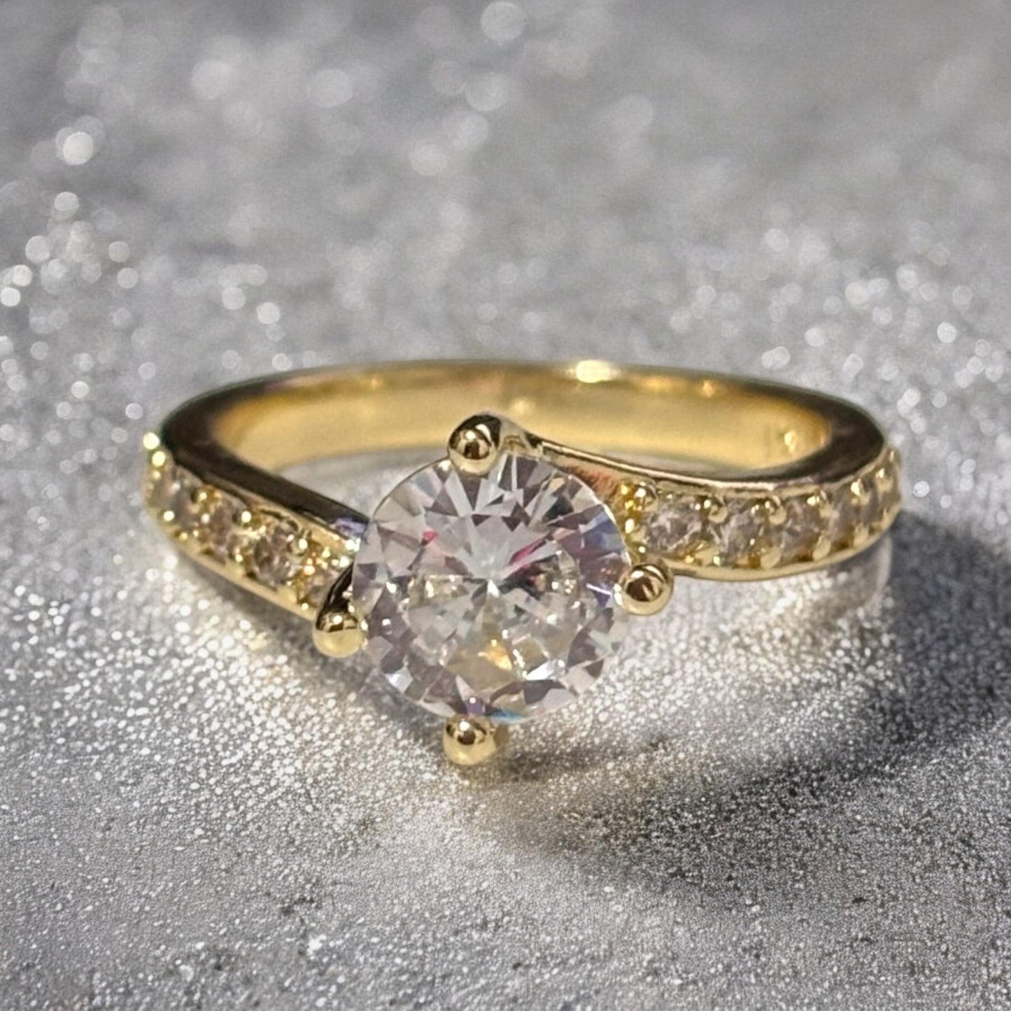Anillo solitario Sunny