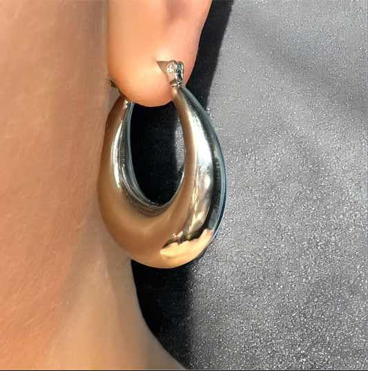 Arete Arracada Paola plateado