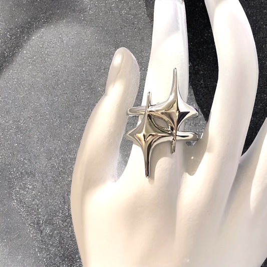 Anillo Estrella plateado