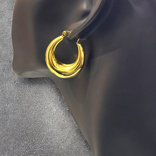 Arete arracada Paola dorado