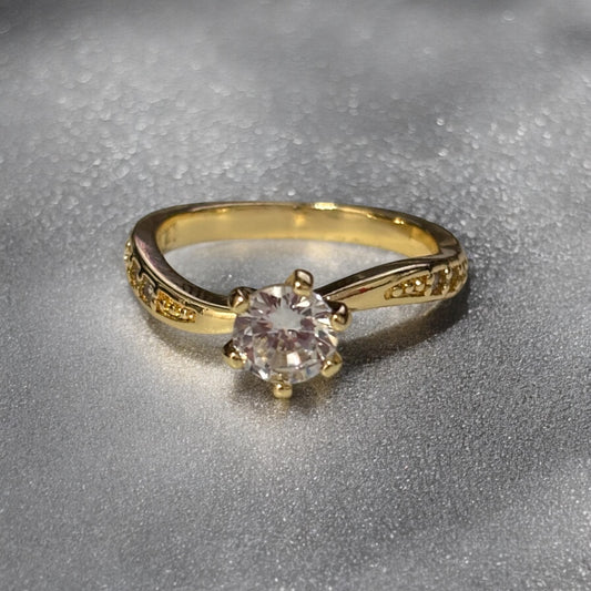 Anillo solitario Eternity