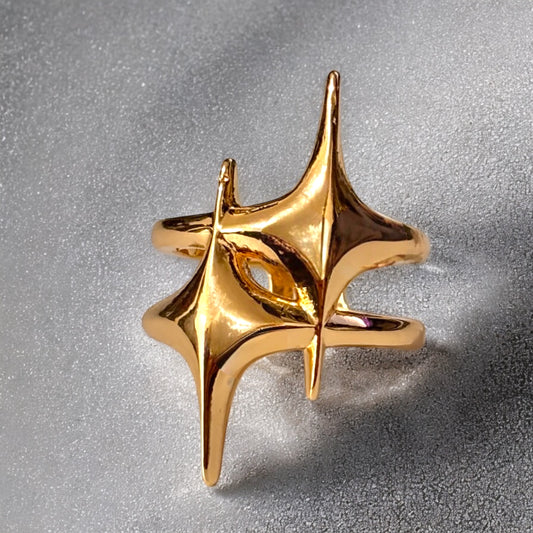 Anillo Estrella dorado