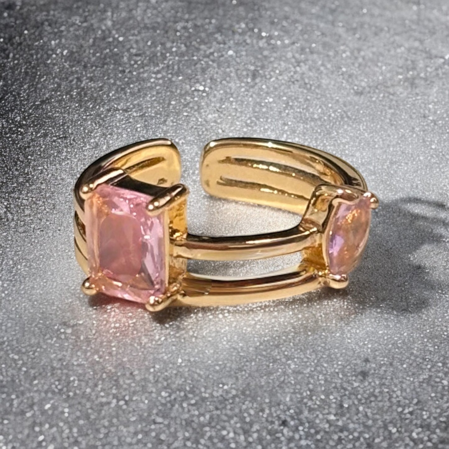 Anillo Mom & Daughter rosa