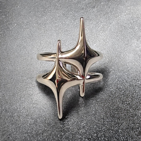 Anillo Estrella plateado