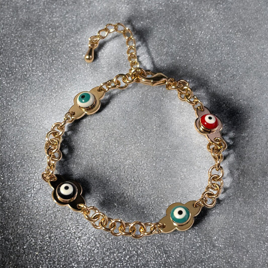 Pulsera ojo turco multicolor