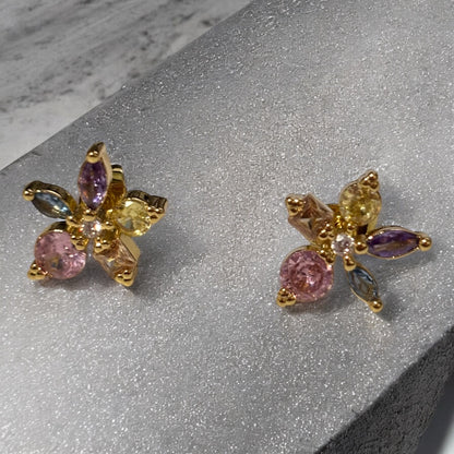 Aretes Camila dorado