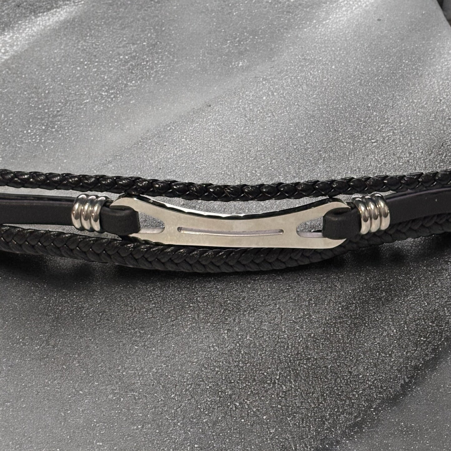 Pulsera caballero Cobra negra