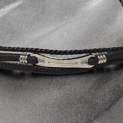 Pulsera caballero Cobra negra